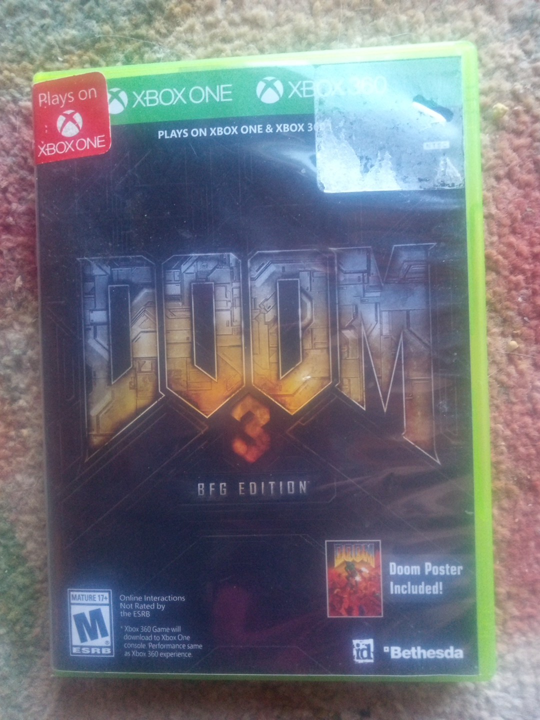 Doom 3 – BFG Edition (Microsoft Xbox 360 – Xbox One) WITH POSTER