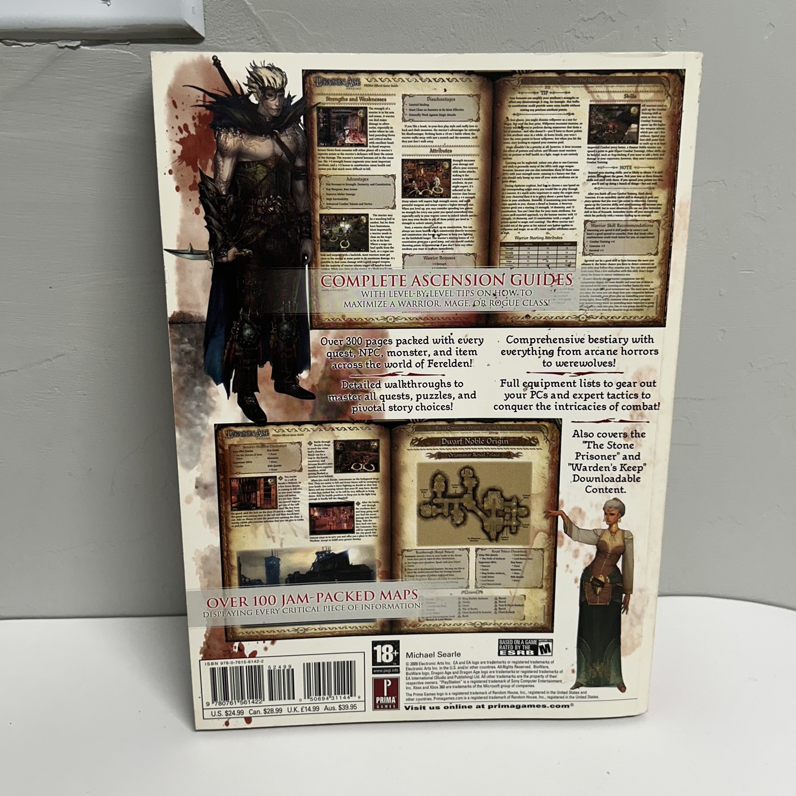 Dragon Age: Origins (Sony Playstation 3, 2009) PS3 CIB W/ Official Game Guide