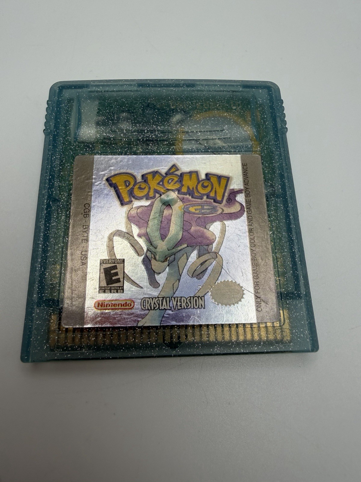 Pokemon: Crystal Version (GBC 2001) – English – Save Battery Tested and Working!