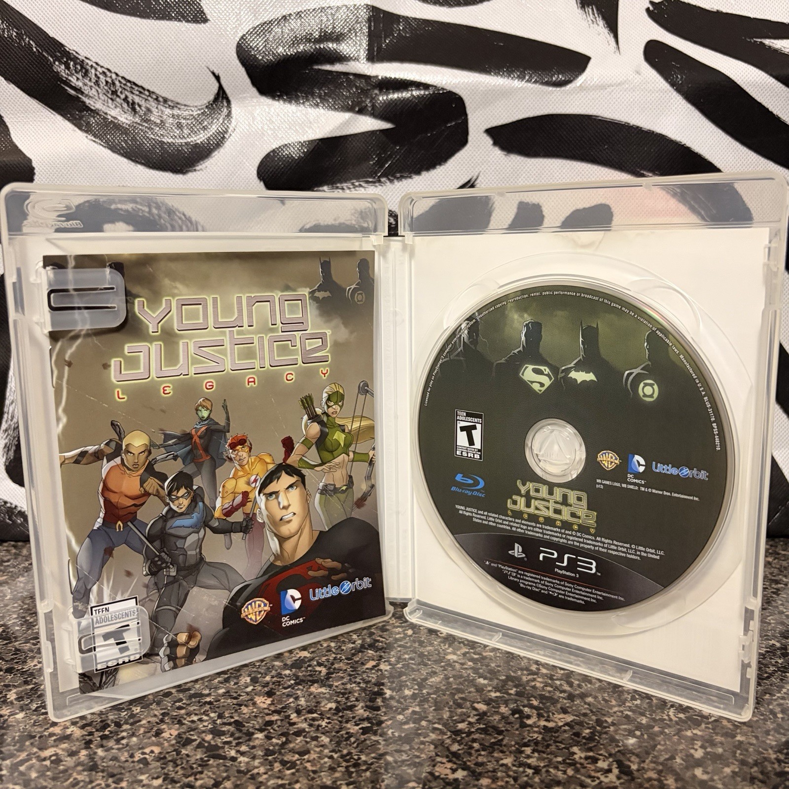 Young Justice Legacy PlayStation 3 Game for 1-3 Players CIB PS3 Complete Tested