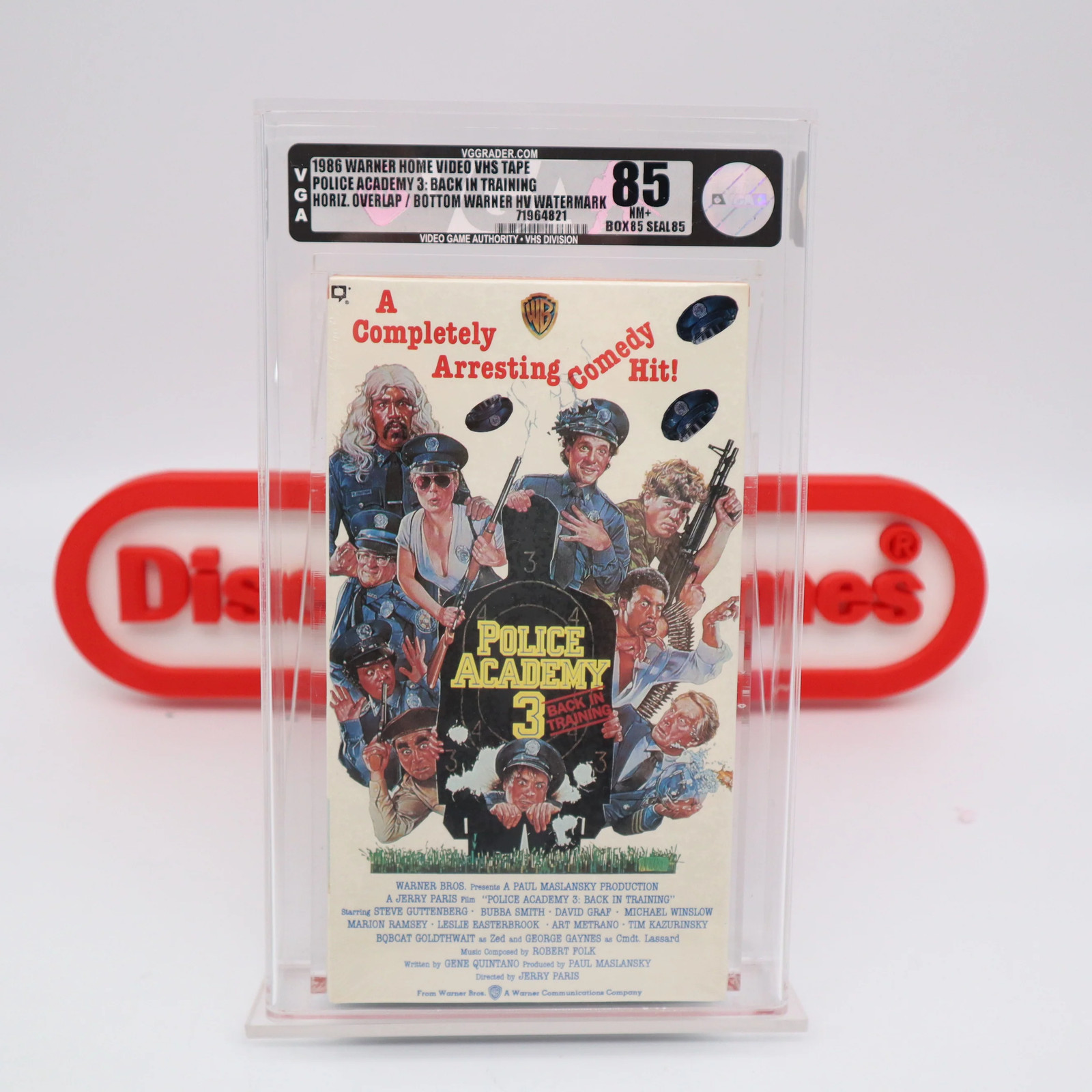POLICE ACADEMY 3 III – VGA GRADED 85 BOX & 85 SEAL! NEW & Factory Sealed! (VHS)