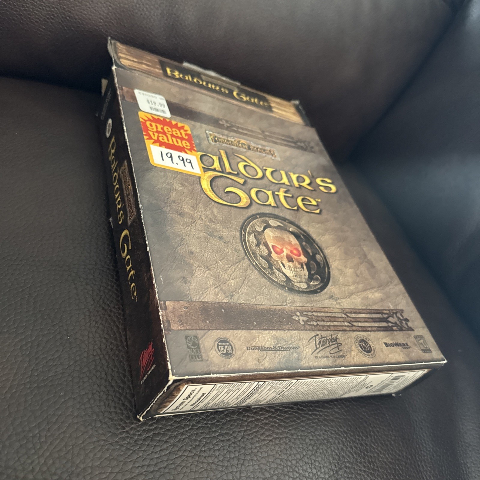 Baldur’s Gate: Forgotten Realms (1998) PC Video Game Big Box 5 CDs CIB
