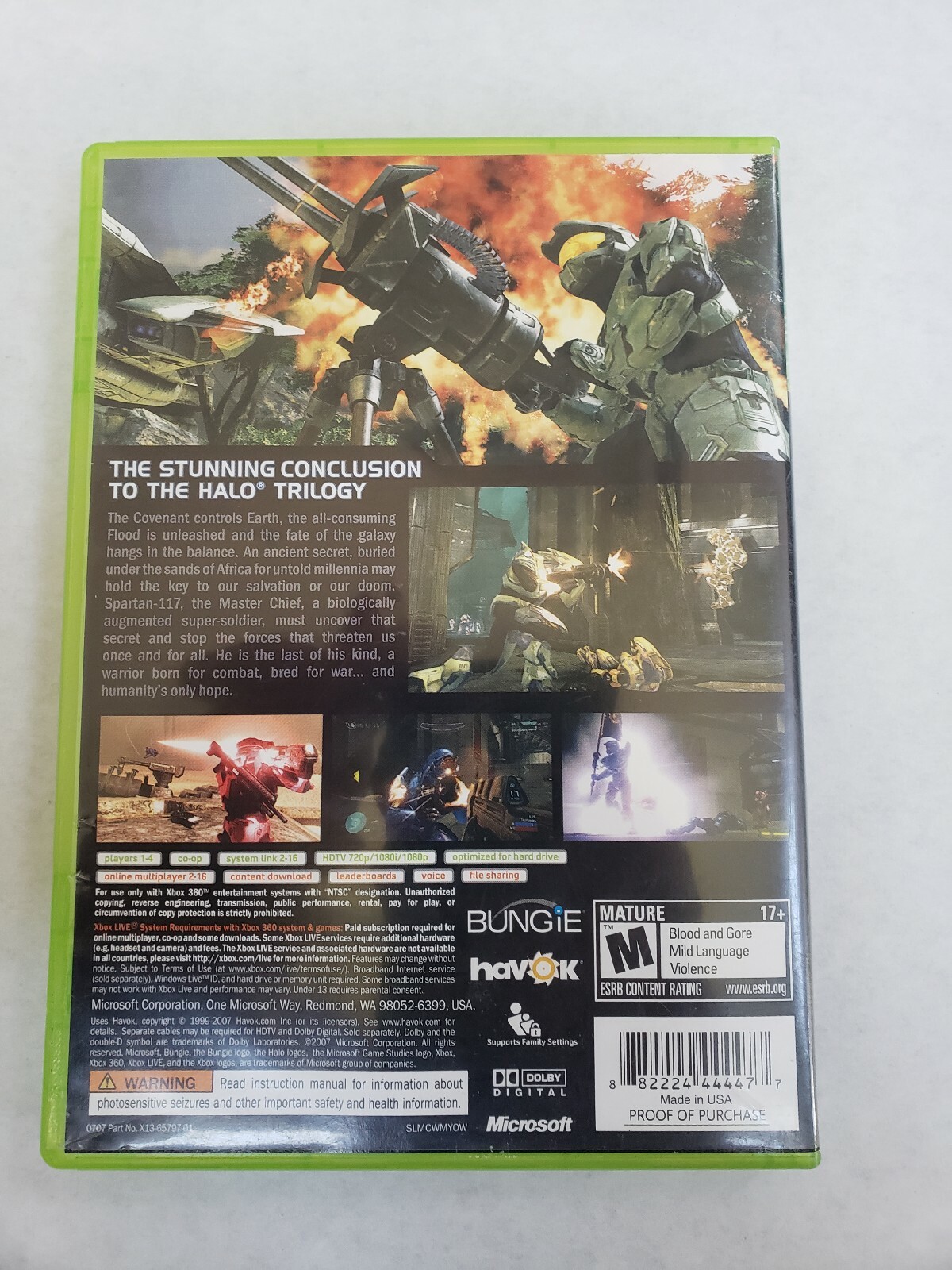 Halo 3 (Microsoft Xbox 360, 2007) GUARANTEED – Free Fast Shipping