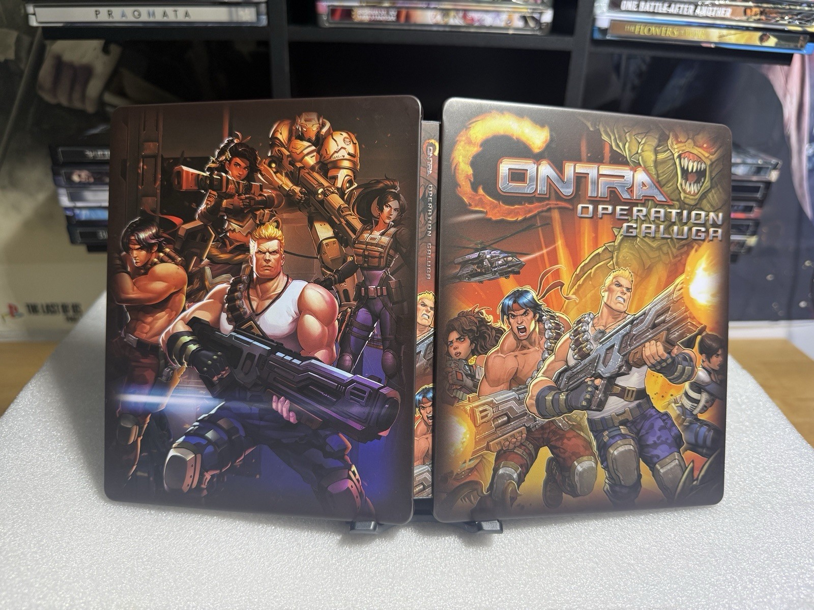 Limited Edition Contra Operation Galuga Custom Steelbook/Steelup Case PS5/Xbox