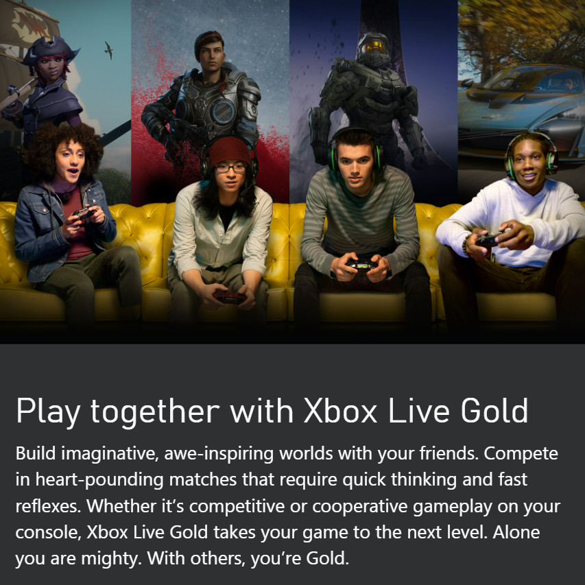 [OFFERS] XBOX GAME PASS CORE 3 Months Xbox Live Gold 3M [GLOBAL KEY]