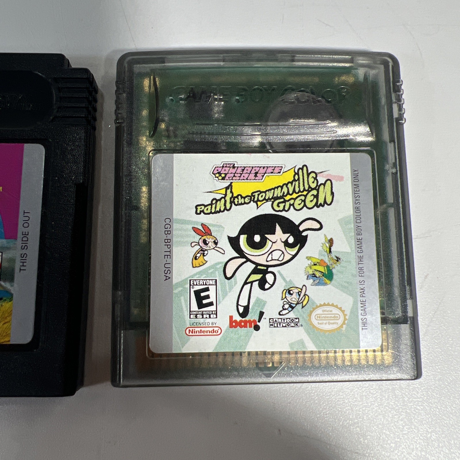 Nintendo Game Boy Frogged &The Powerpuff Girls & Barbie Lot Of 3 Cartridges