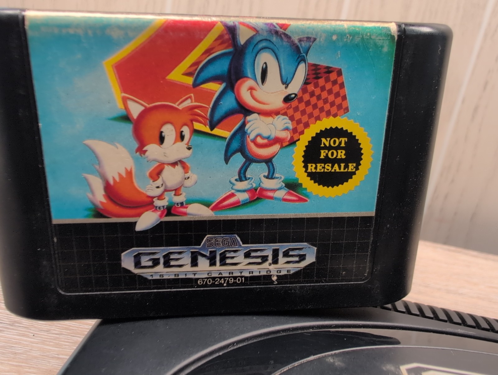 Sega Genesis Console MK-1631 Bundle 1 Controller Power/AV Cord And 3 Games Works