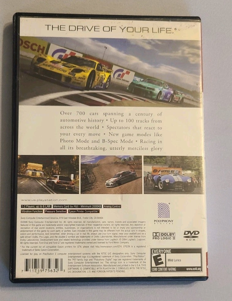 Gran Turismo 4 Greatest Hits/ PlayStation 2 PS2/ CIB/ TESTED AND WORKS