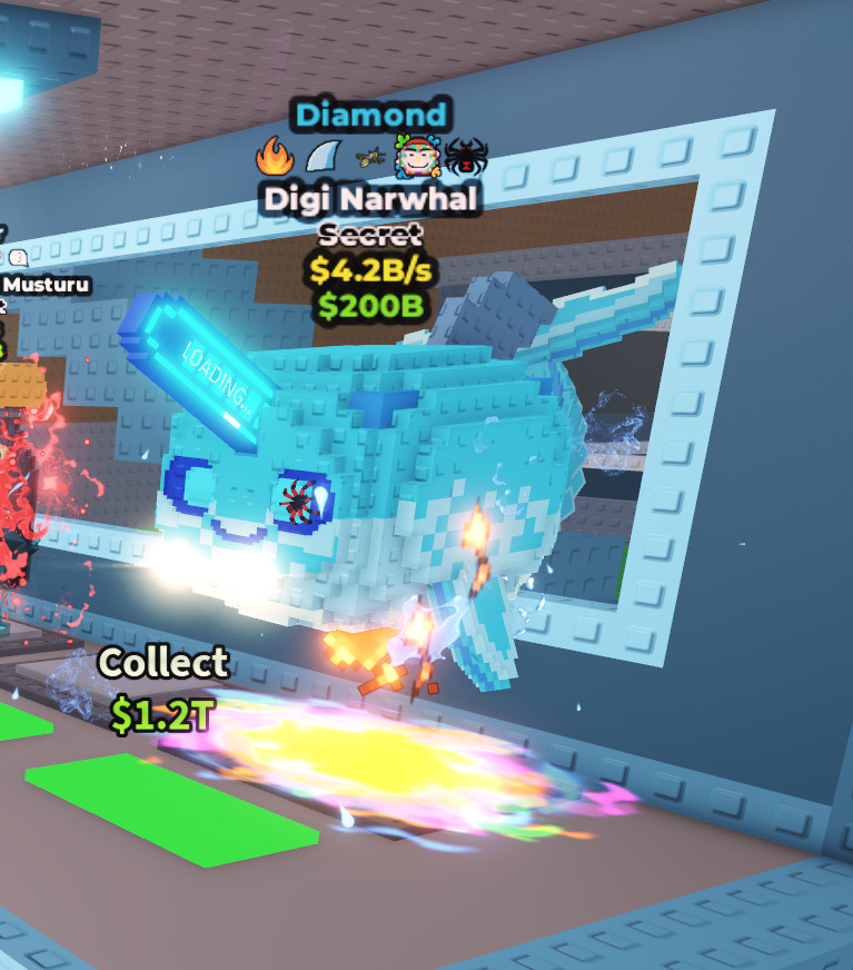 4.2b diamond Digi narwhal Steal A Brainrot