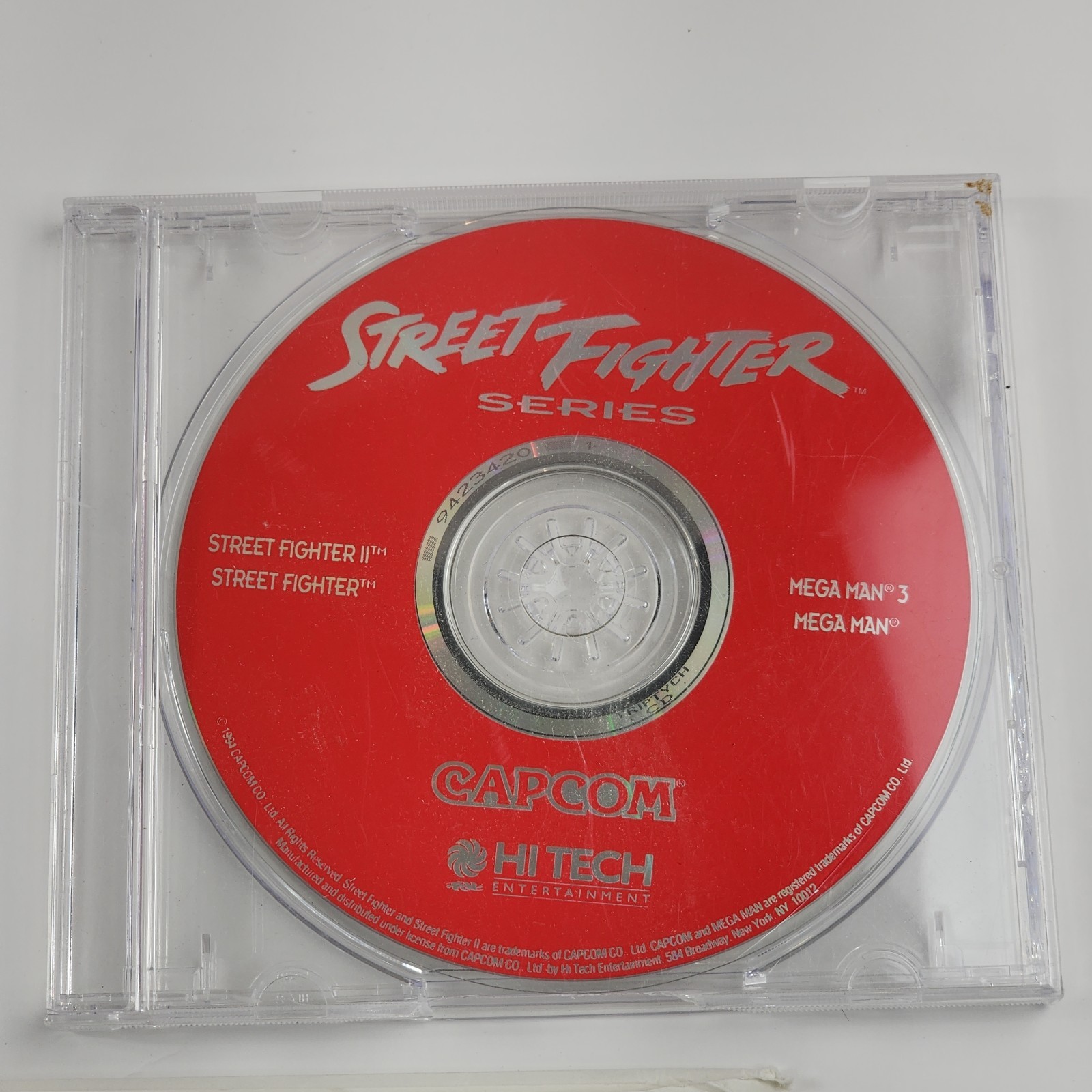 Street Fighter Series 1 & 2 PC Big Box Complete CD Rom W Megaman 1 & 3 Bonus