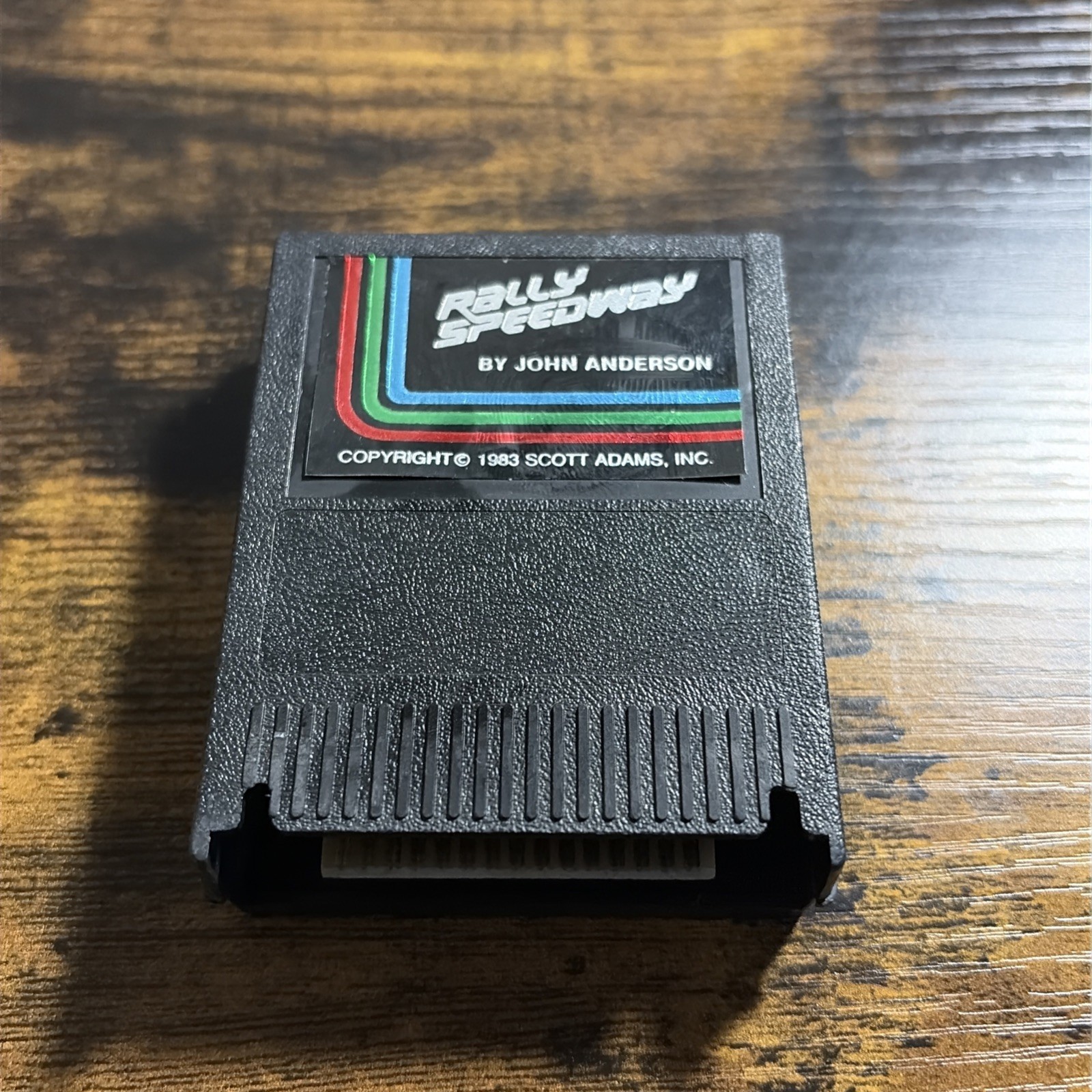 Rally Speedway (Atari 400 800) Cartridge Computer Scott Adams