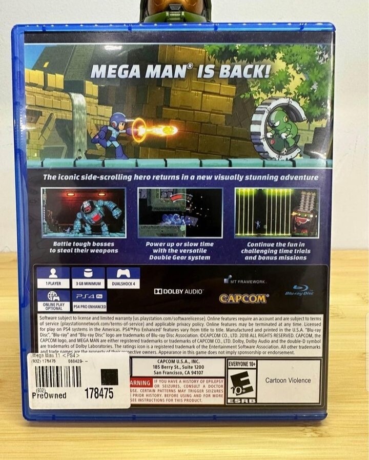 Mega Man 11 (PlayStation 4, 2018) PS4 – Fully Tested *FREE FAST SHIPPING*