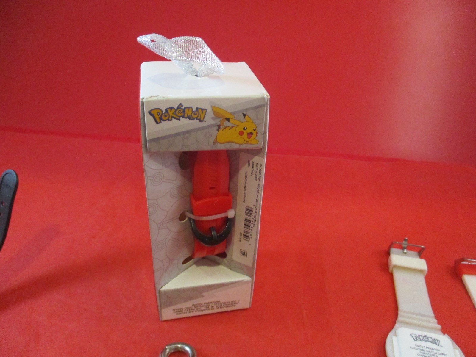 Pokemon Pikachu Trendmasters 1998 Promotional Watch Backpack Clip Watch Nintendo
