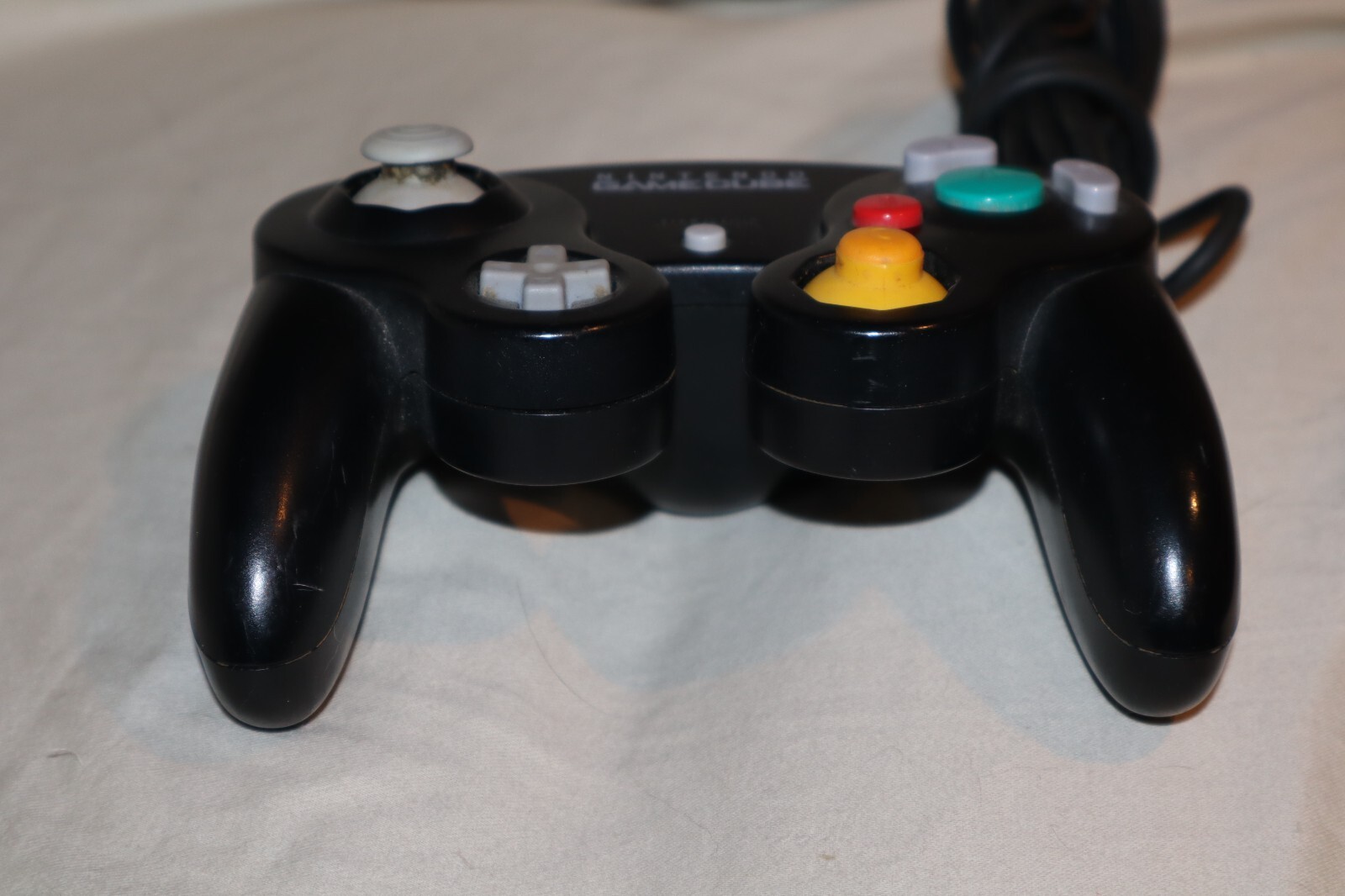 OEM Nintendo GameCube Controller – Black DOL-003 WORKS *READ*