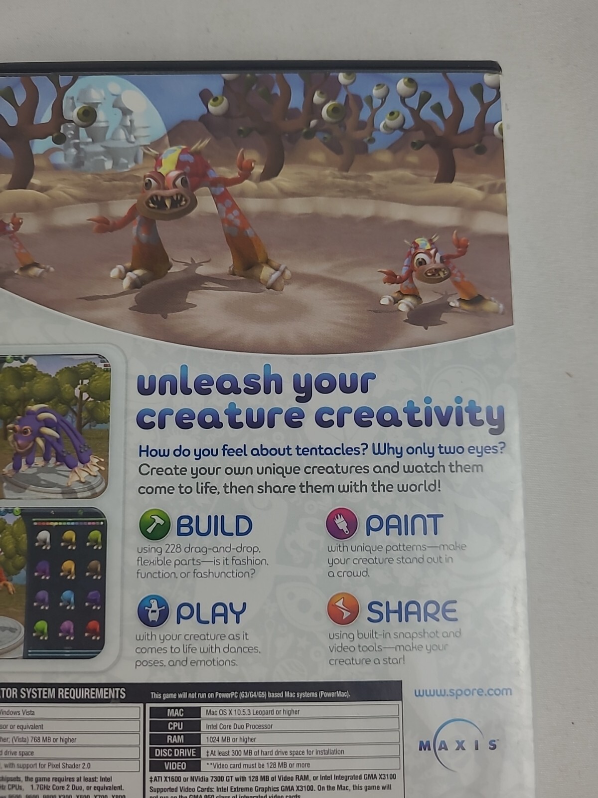 Spore Creature Creator (Windows/Mac, 2008)