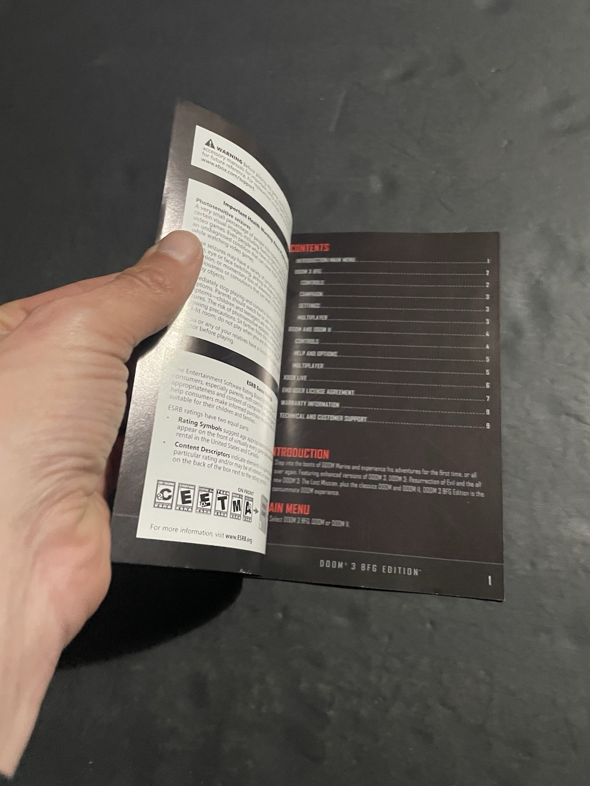 doom 3 bfg edition xbox 360 Manual only