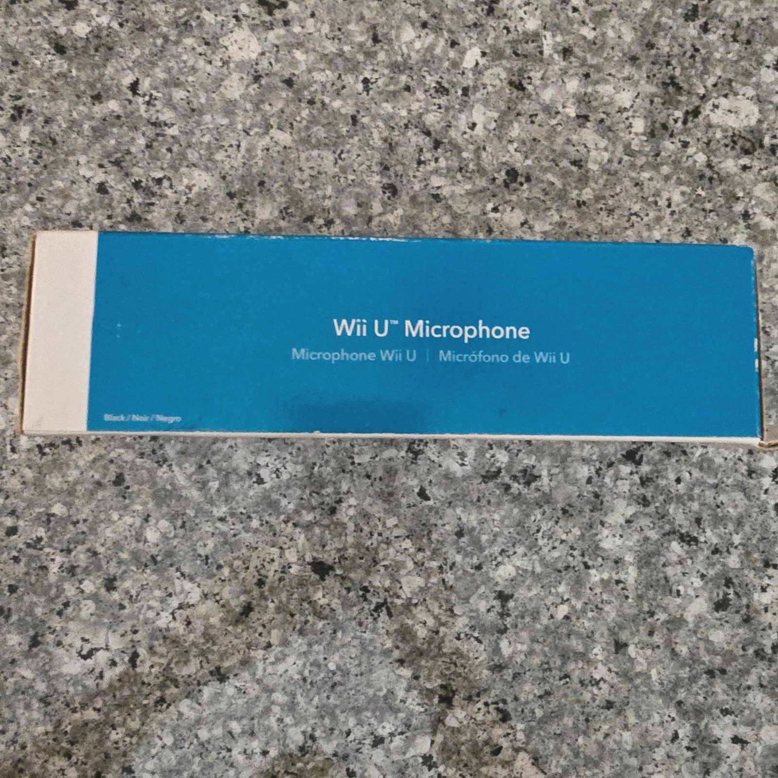Nintendo Wii U Official Black Wired Microphone (2012) WUP 021 FACTORY SEALED