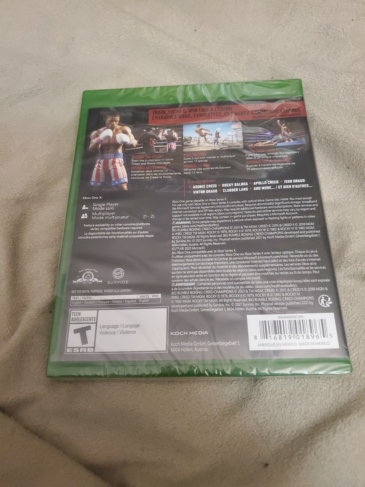 Big Rumble Boxing: Creed Champions – Xbox One / Series X – New