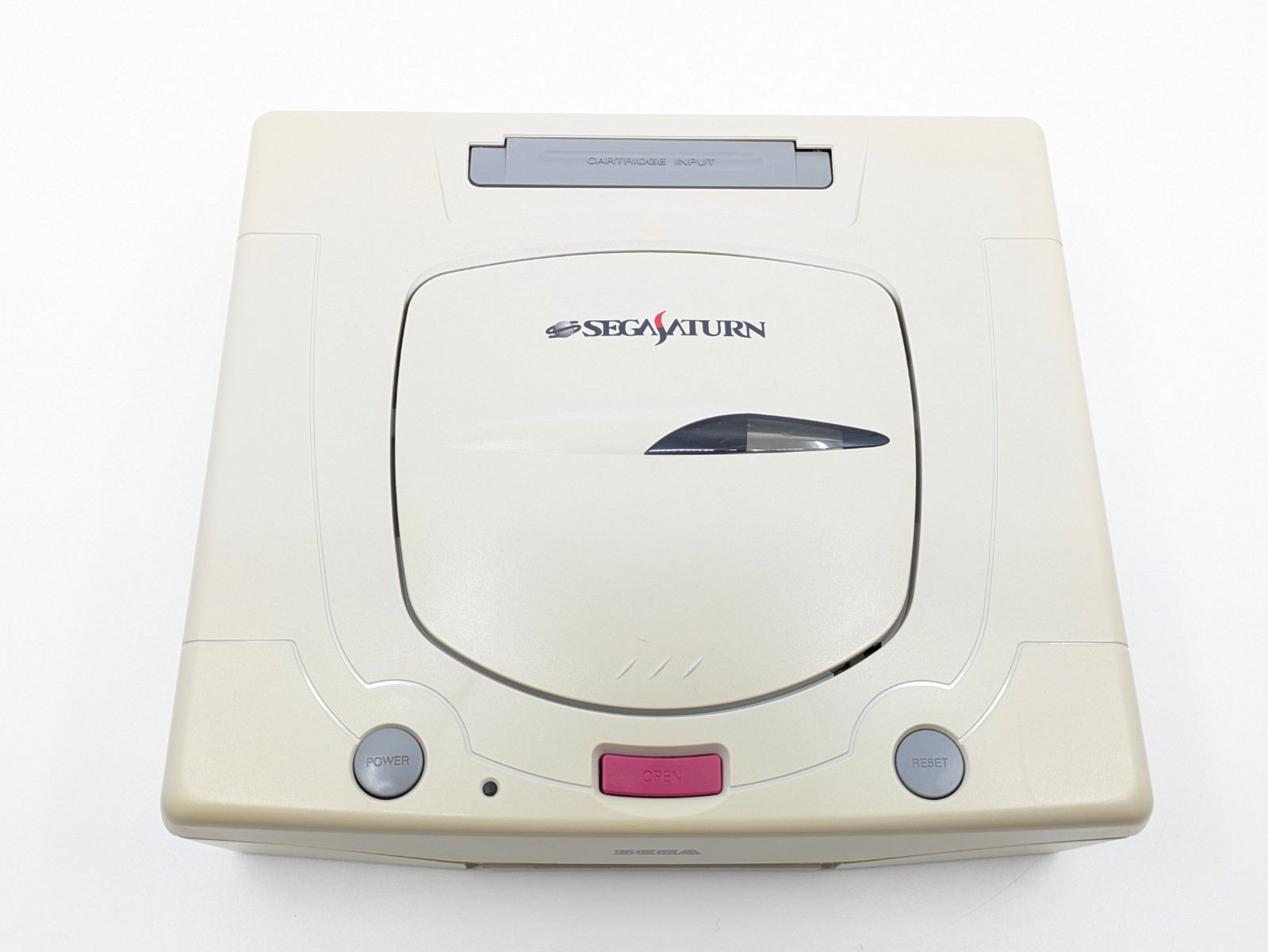 Sega Saturn White Console HST-3220 NTSC-J Japan Tested w/ 2 Games