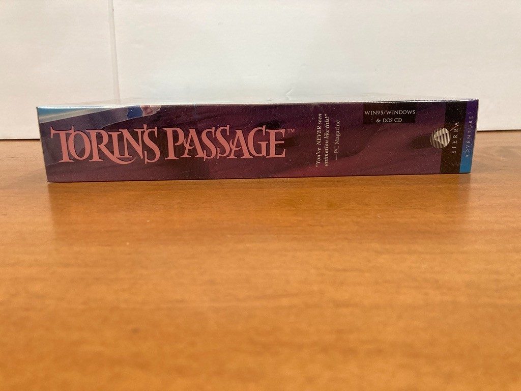 SEALED 1995 Torin’s Passage Sierra Al Lowe Big Box PC