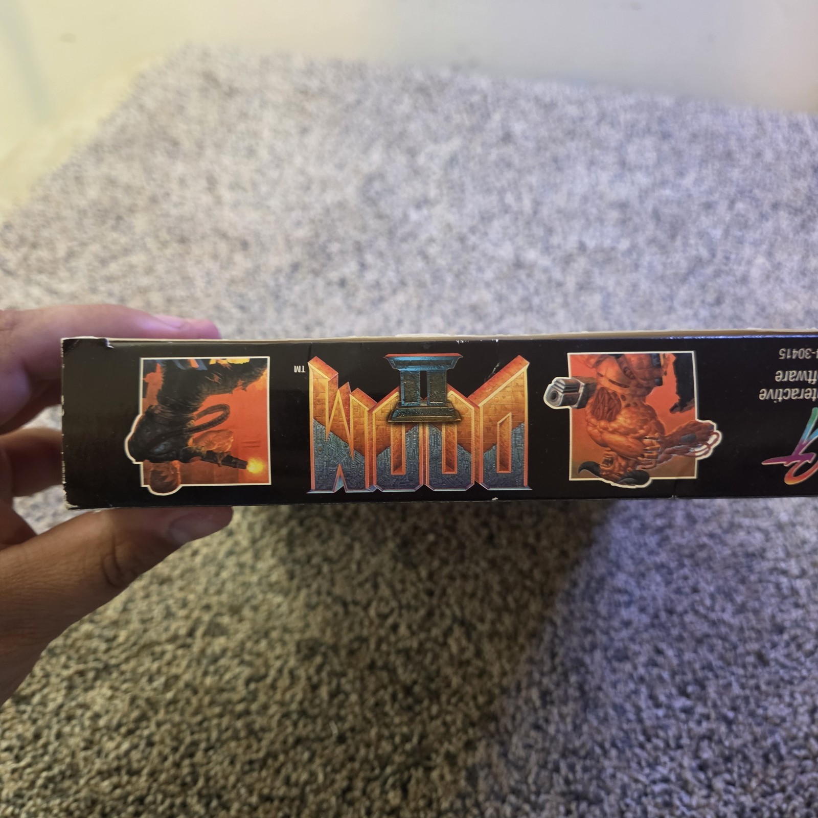 DOOM II PC Game Big Box 3.5 Floppy Original Box Vintage 1994 Instruction Manual