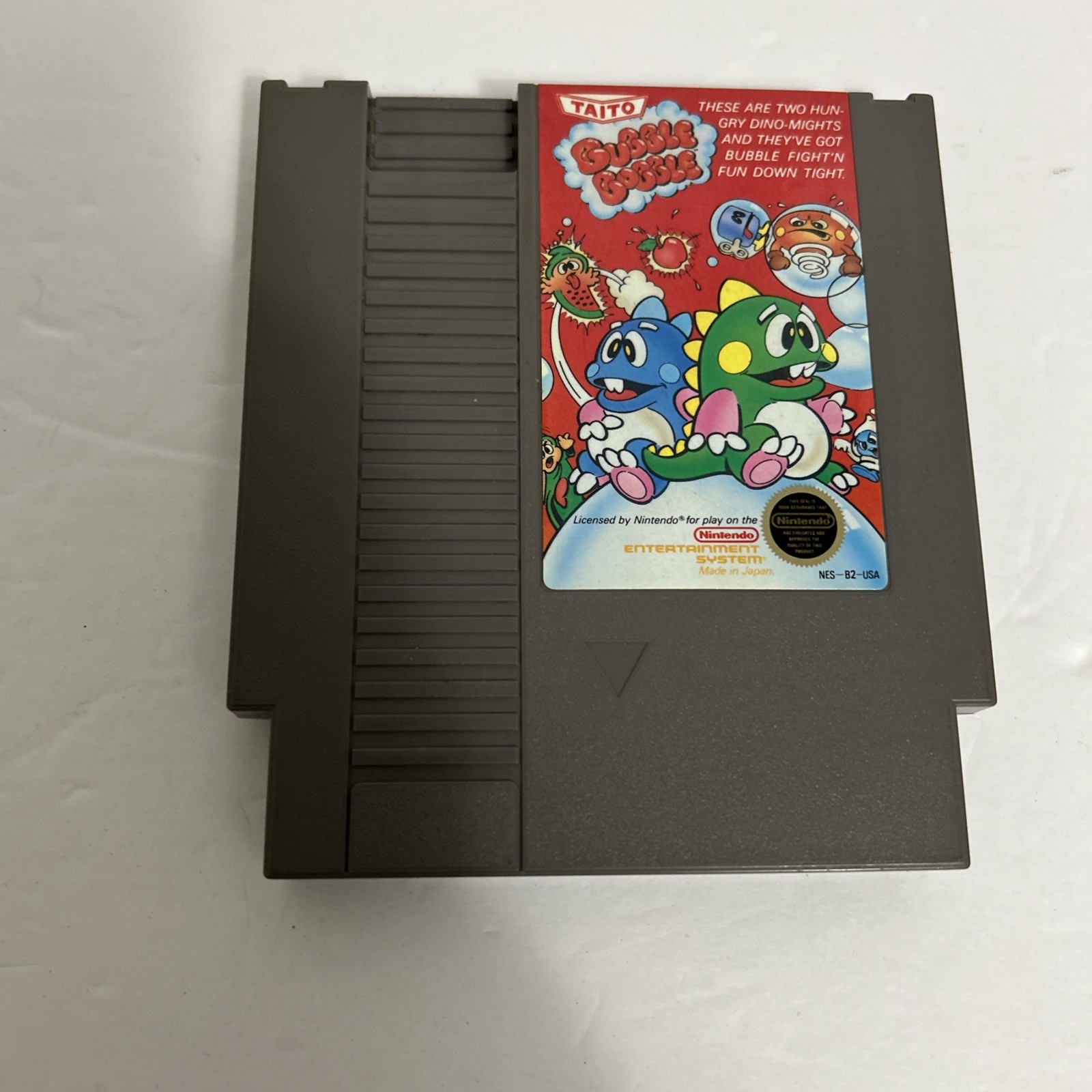 Bubble Bobble Nintendo NES Authentic Tested.