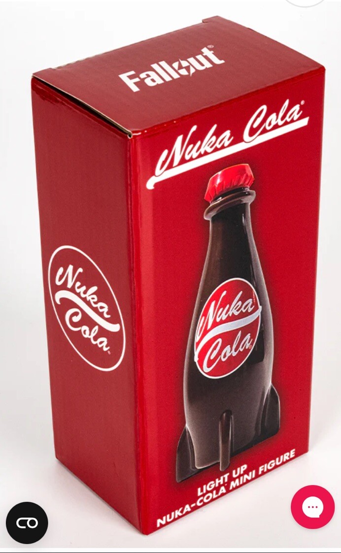 Fallout Light Up Nuka Cola Mini Figure 5.5 in. – New – Sealed -Free Ship