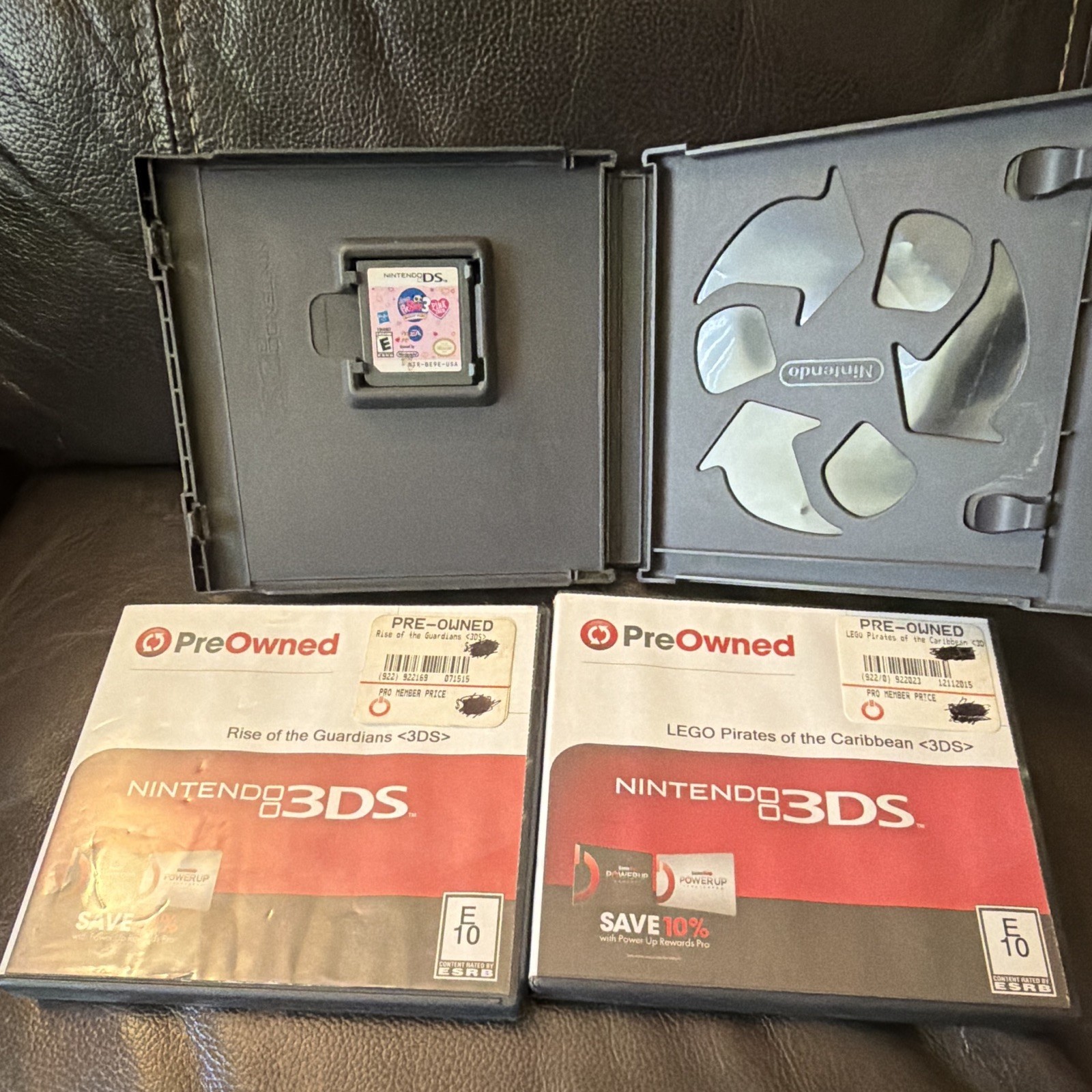 3 nintendo games (Nintendo 3DS) E10+ NTSC-U/C (US/Canada)