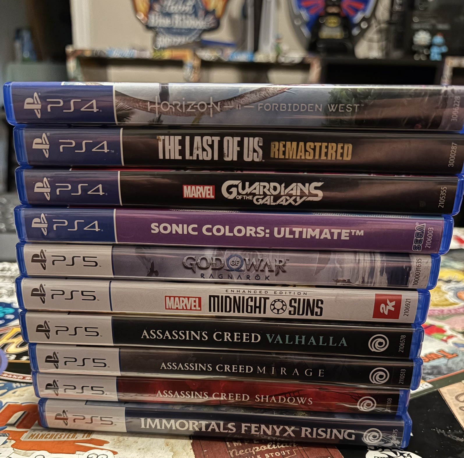 Assorted Lot Of 10 PS4 & PS5 Games