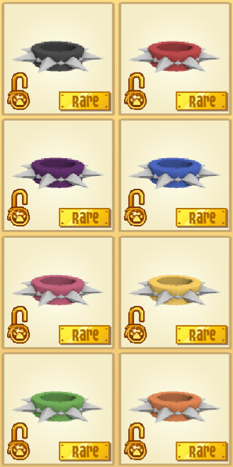 Animal Jam Classic AJC 8-Set Rare Long Spiked Wrist Bundle (READ DESCRIPTION)
