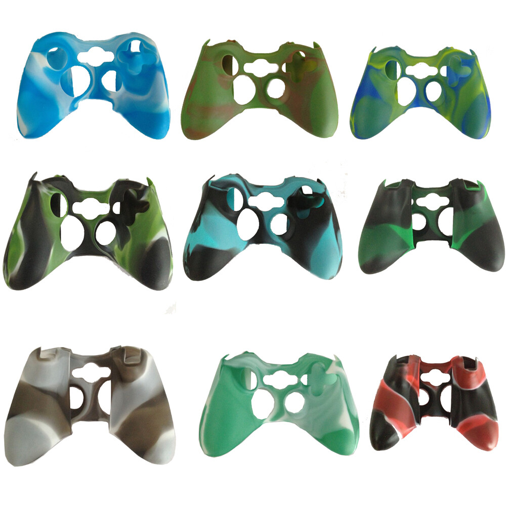 Silicone Gel Rubber Skin Protective for Microsoft Xbox 360 Controller Cover Case