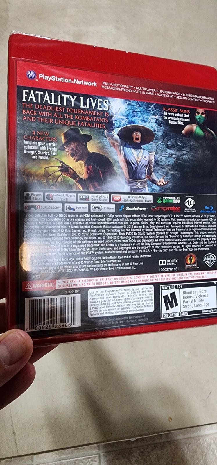 Mortal Kombat — Complete Edition (Sony PlayStation 3, 2012) Brand NEW Sealed