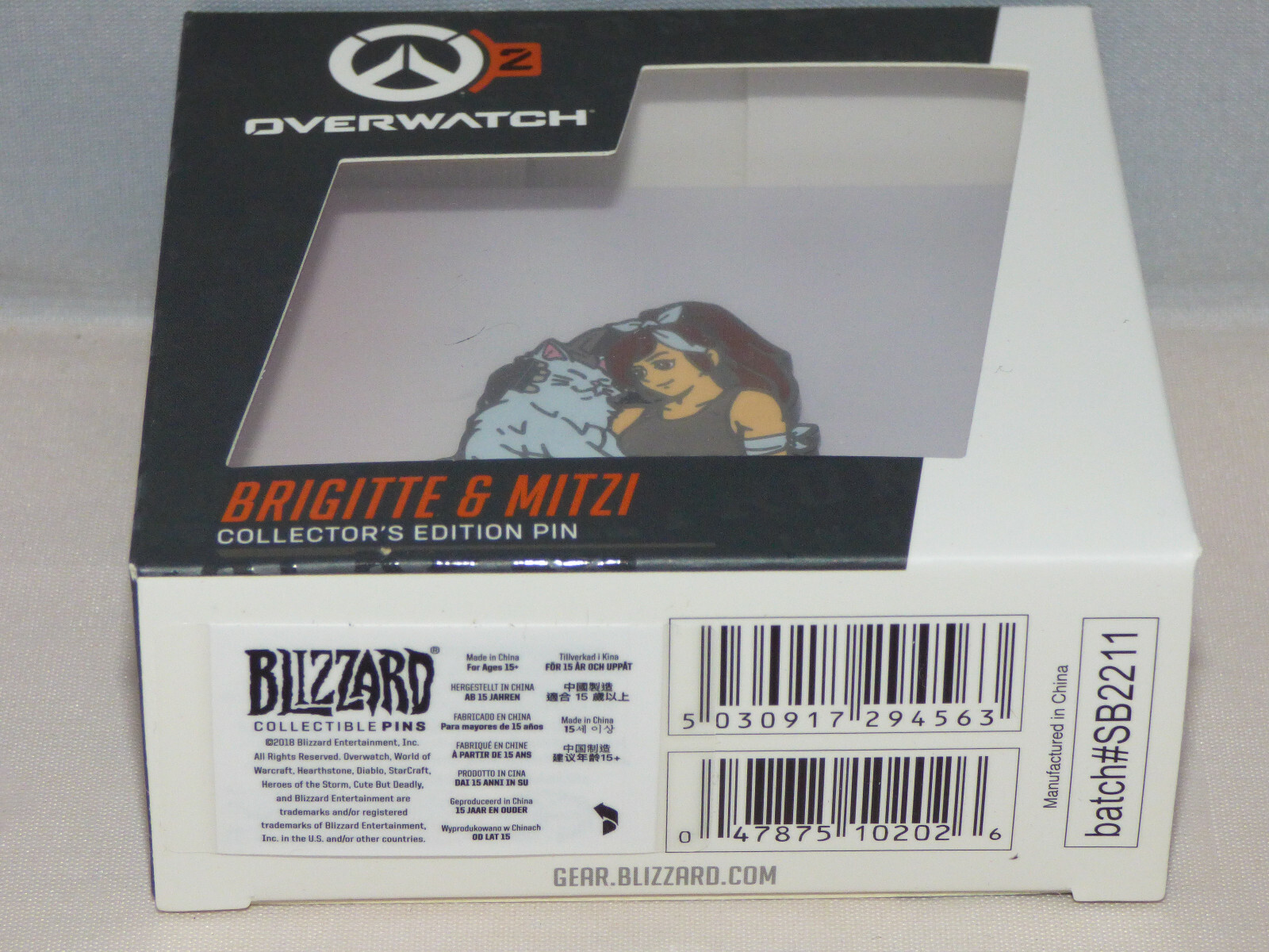 Blizzard – Overwatch 2 Brigitte & Mitzi Collector’s Edition Pin – LE 2500