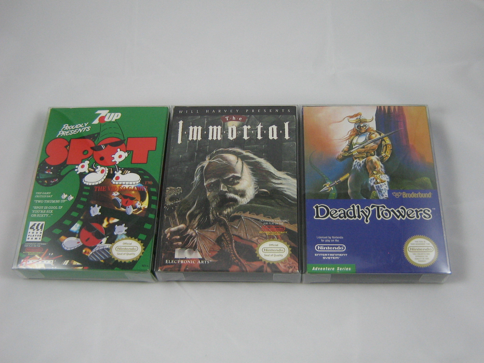 25 NES Box Protectors Clear Plastic Boxes Case for CIB Complete Sealed Protector
