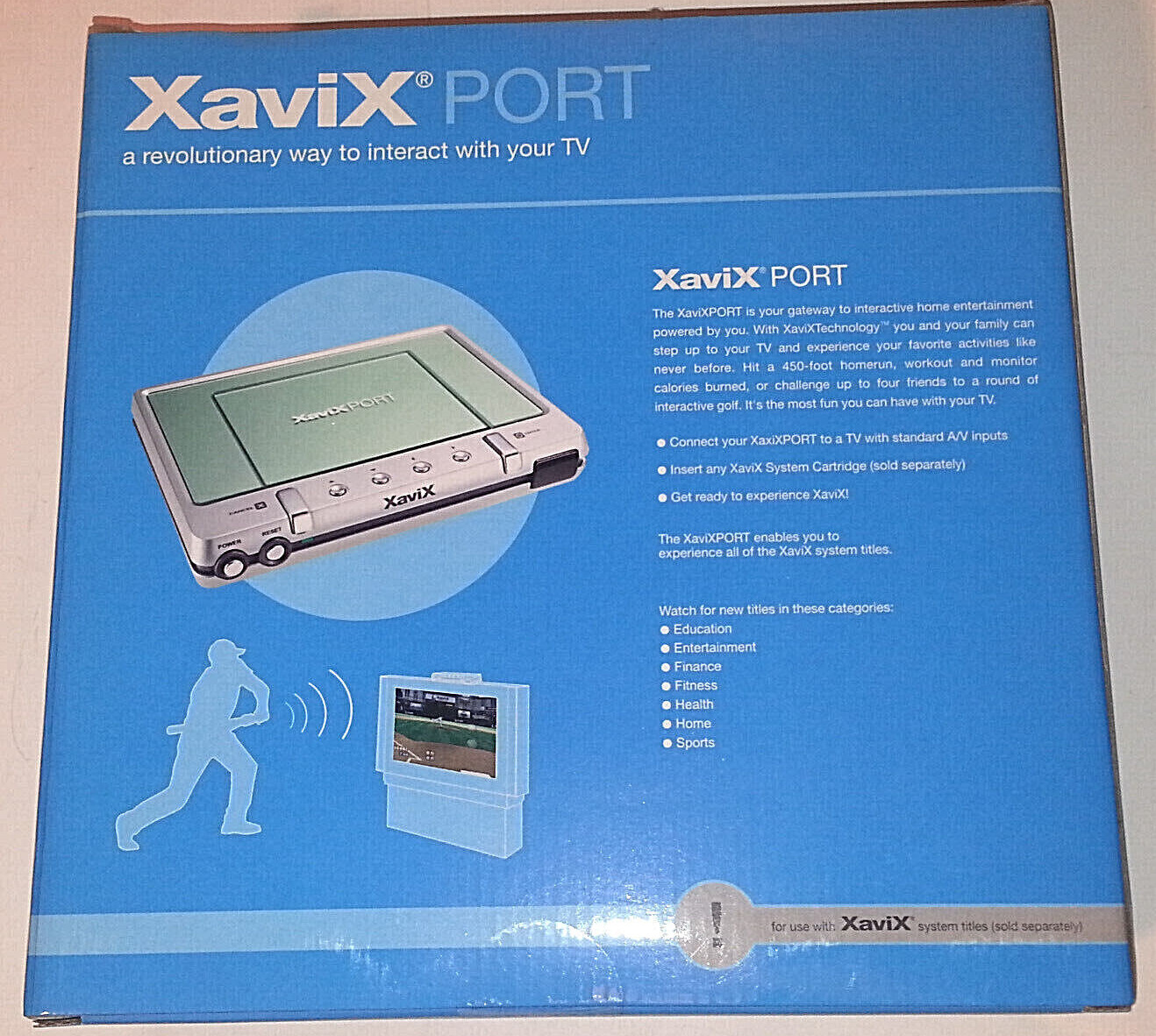 XaviXPORT Interactive Video Game Console Model PT1-1002 – NEW!!