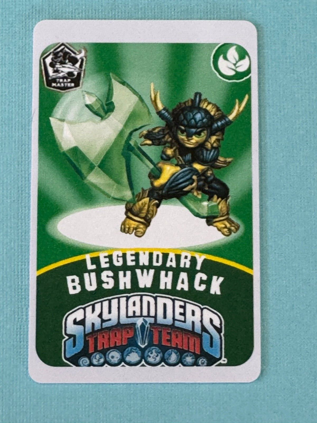 Skylanders Trap Team Master Legendary Bushwhack NFC Card