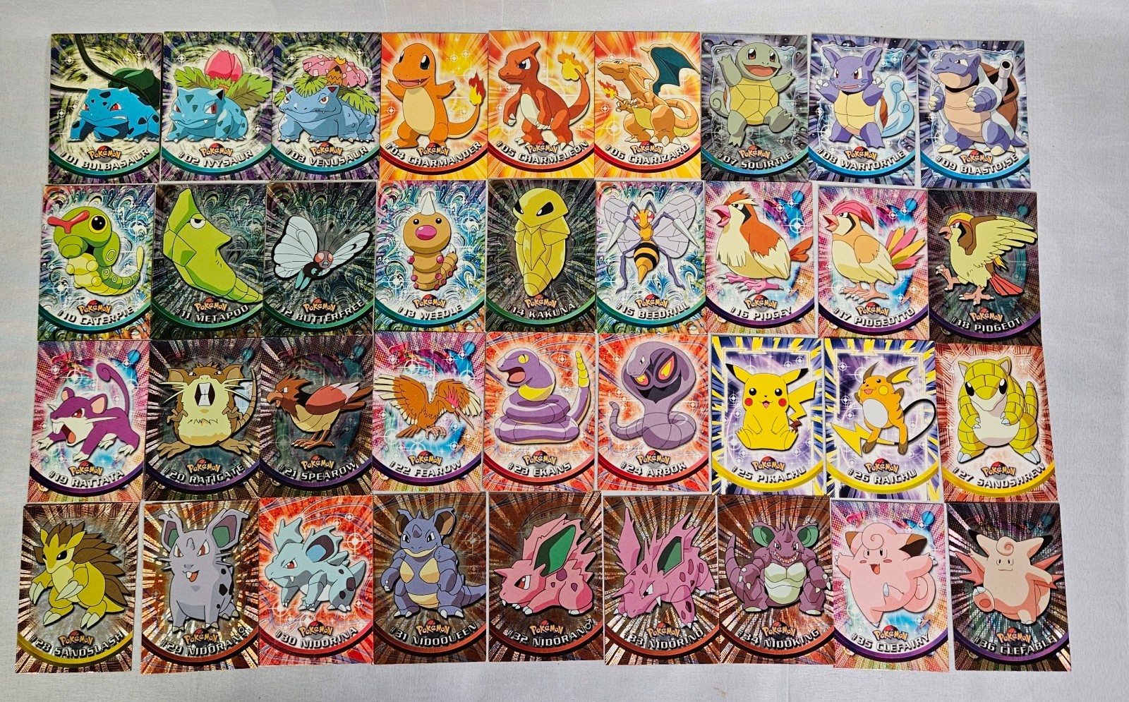 Topps Pokemon 151 Pokedex Set Mix Holo Non Holo INCOMPLETE READ DESC