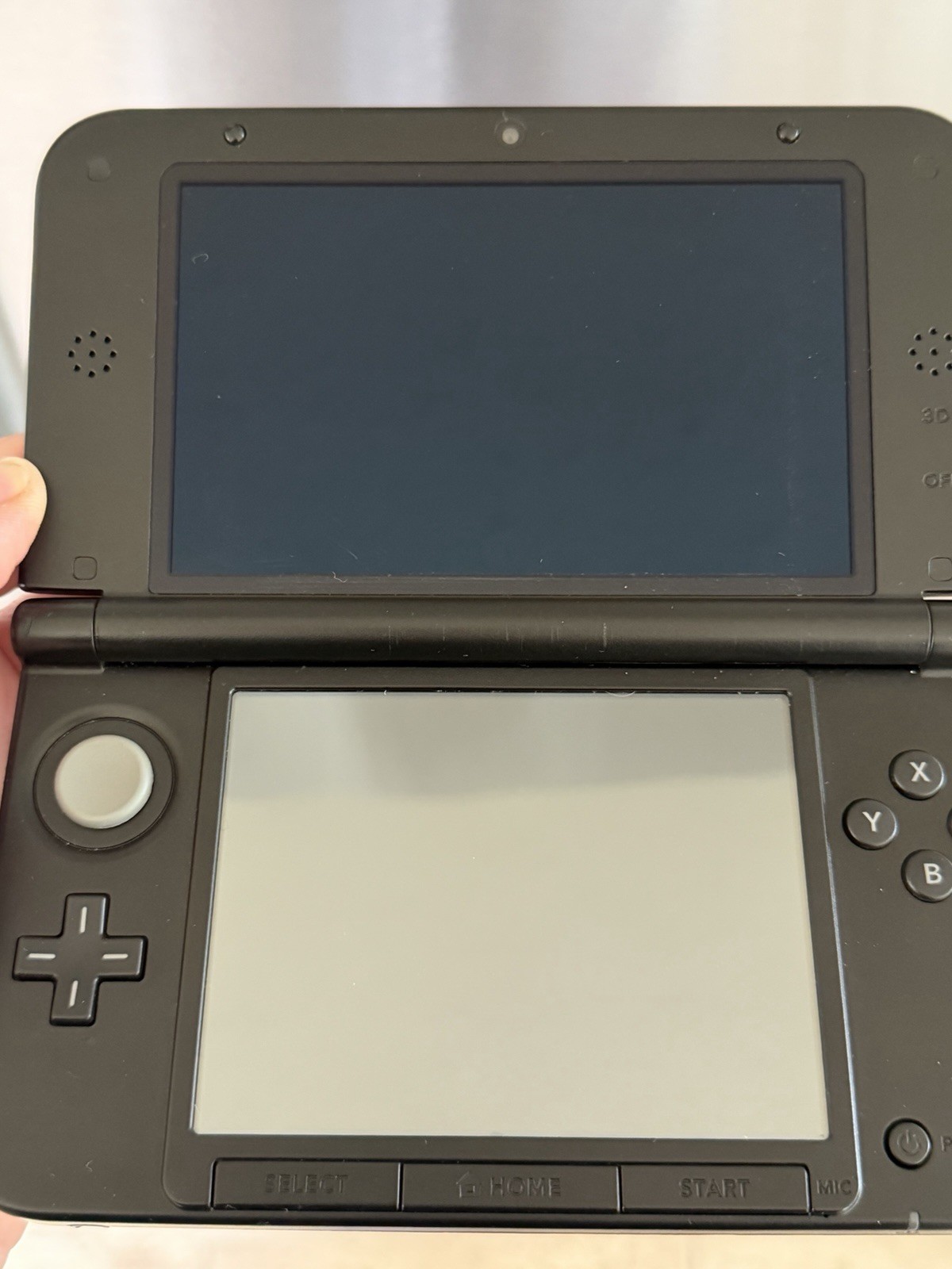 Nintendo 3DS XL (Metallic Blue) with Charger, New Super Mario Bros. 2 Tested