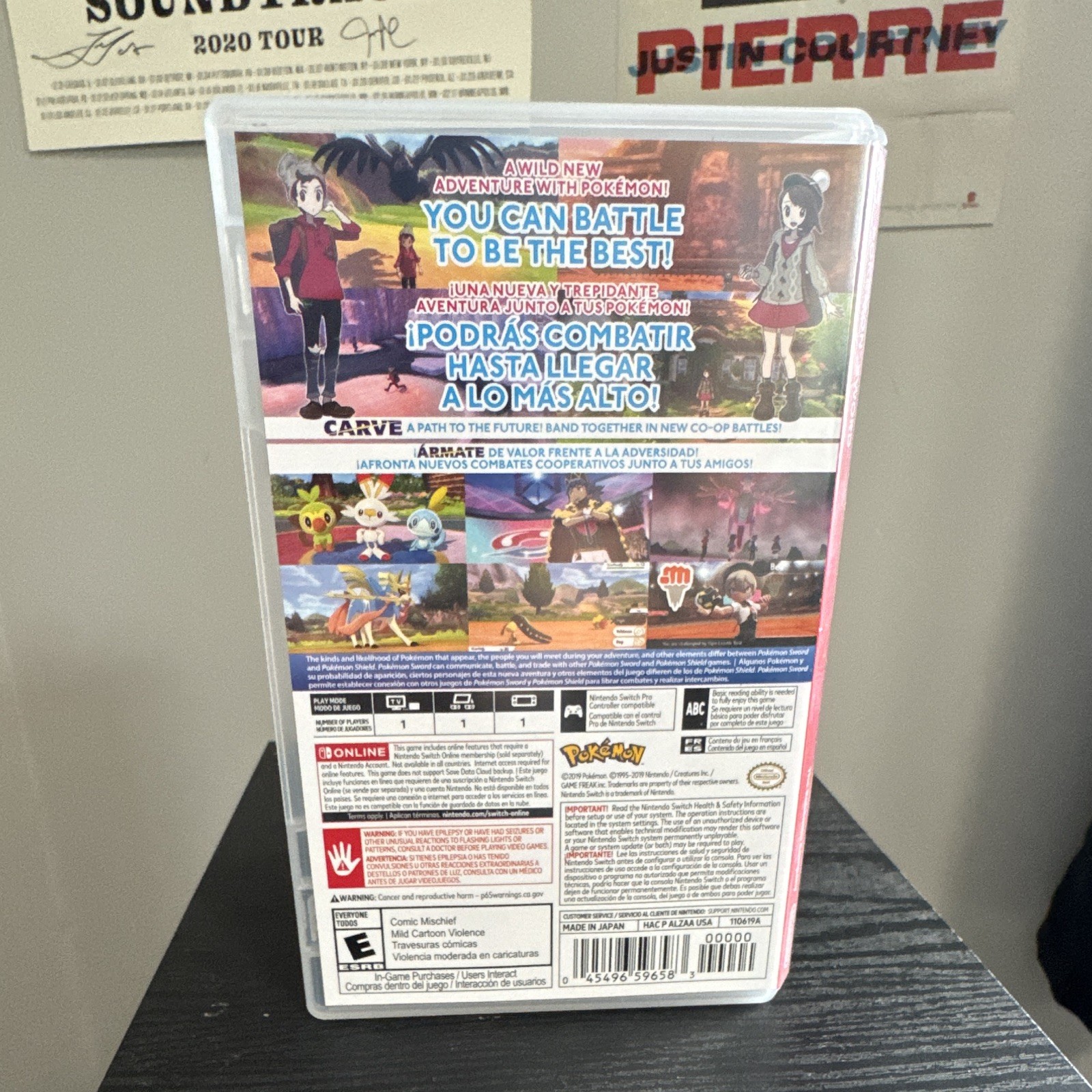 Nintendo Pokémon Sword for Nintendo Switch w/ Case, E-Everyone, Online Play