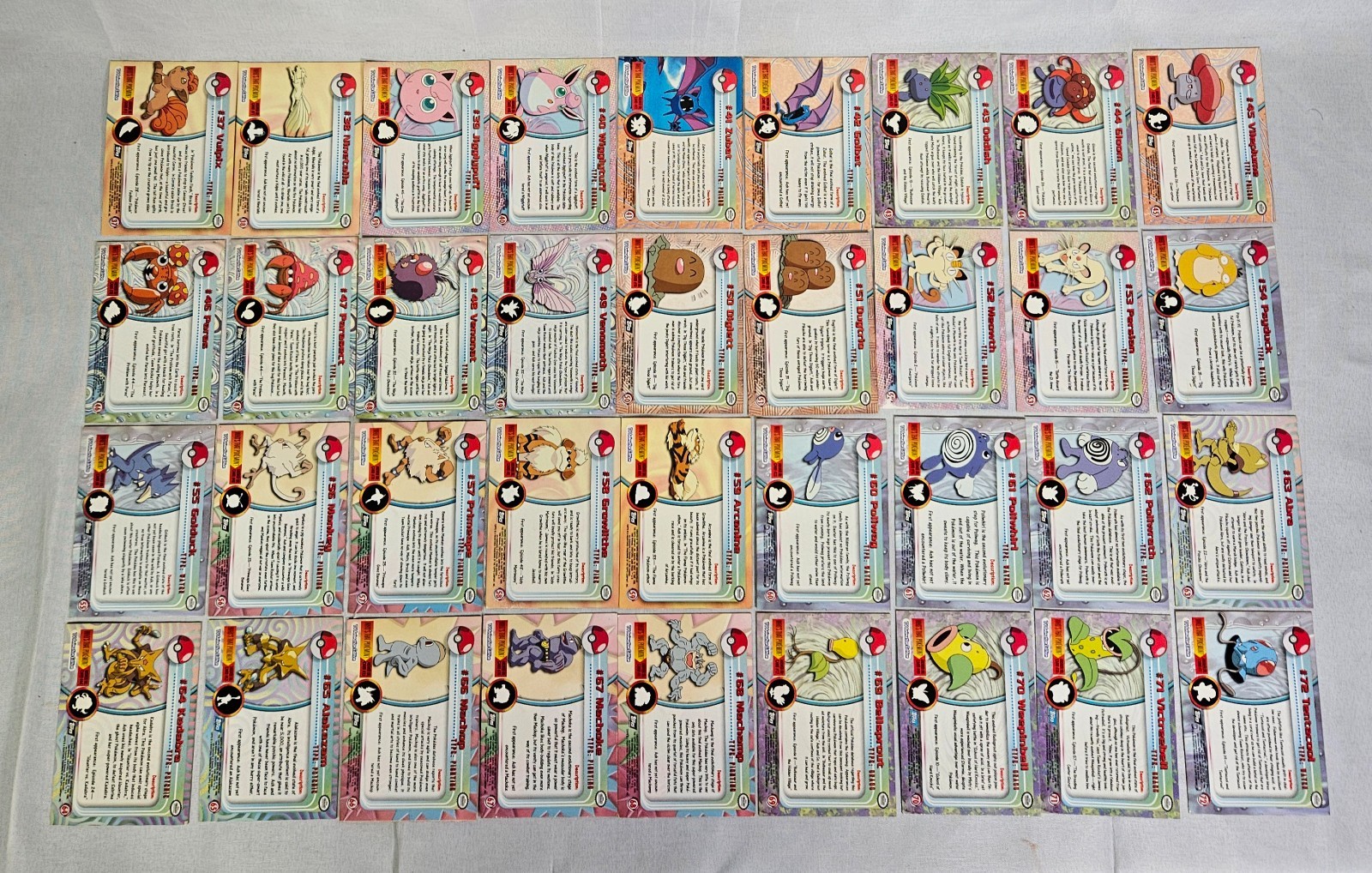Topps Pokemon 151 Pokedex Set Mix Holo Non Holo INCOMPLETE READ DESC