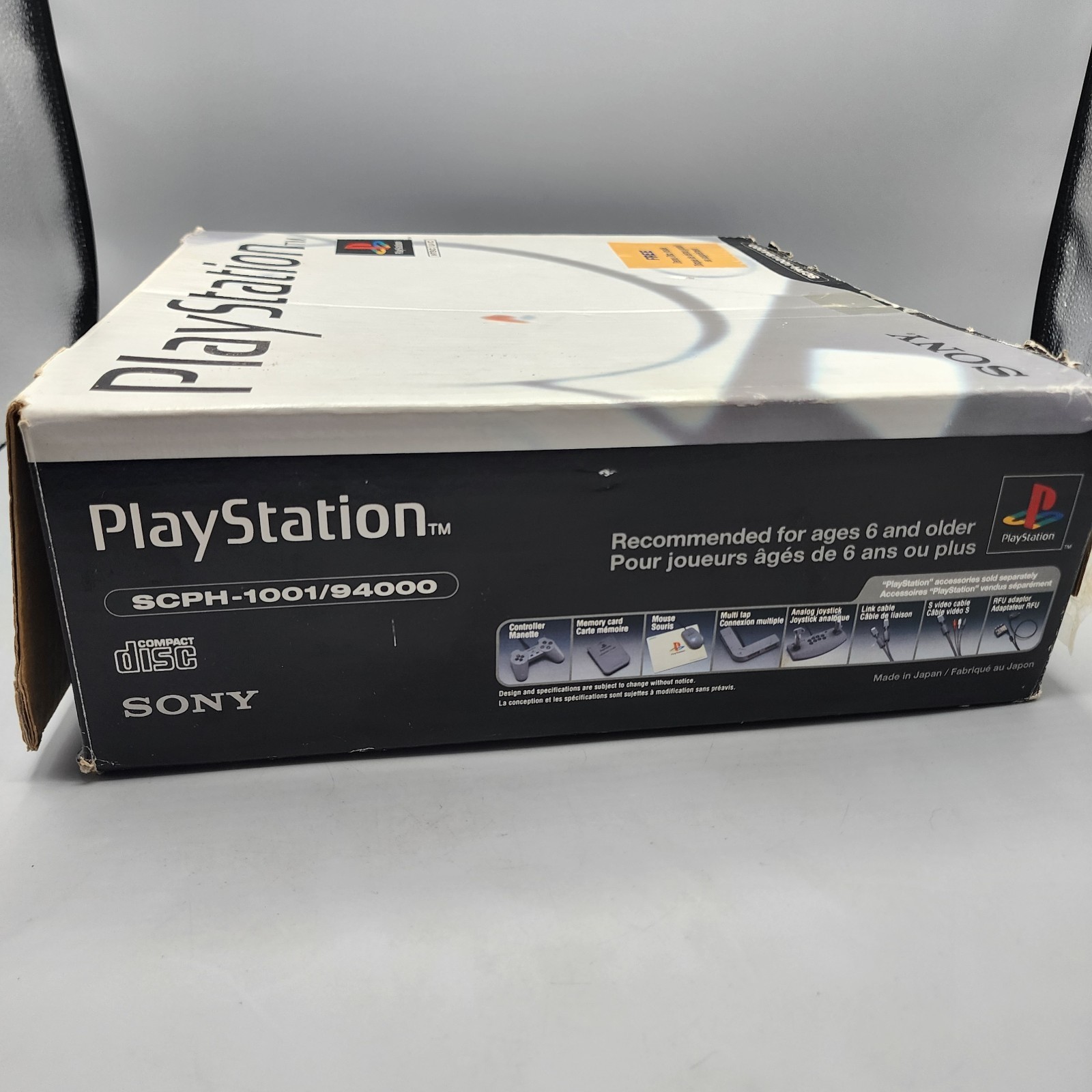 Sony PlayStation SCPH-1001 Console Box, Foam & Insert ONLY / No Console / READ