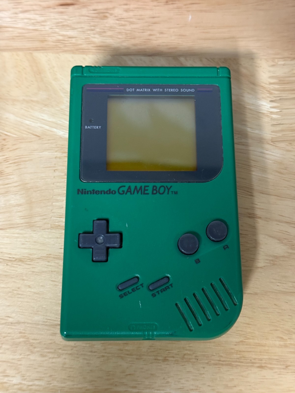 Nintendo Game Boy Original DMG-01 Console Play It Loud Green Original WORKING