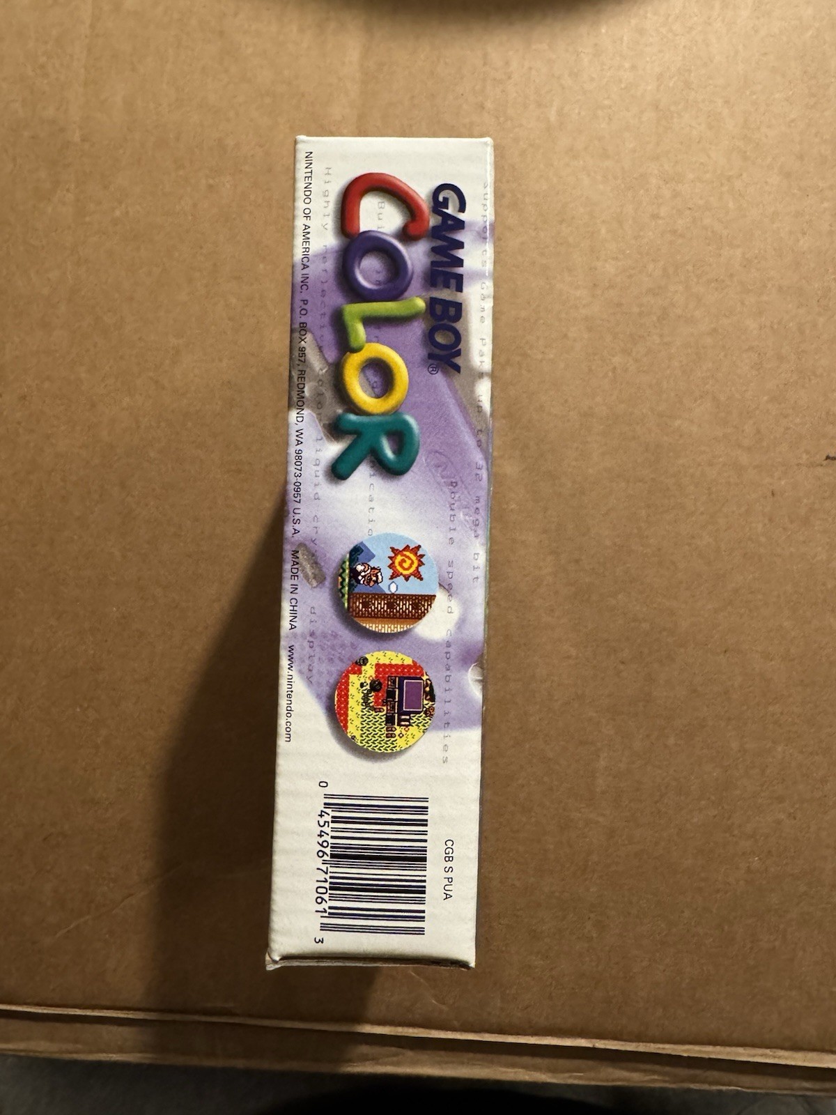 Nintendo Game Boy Color Handheld System – Grape Purple – Factory Sealed New