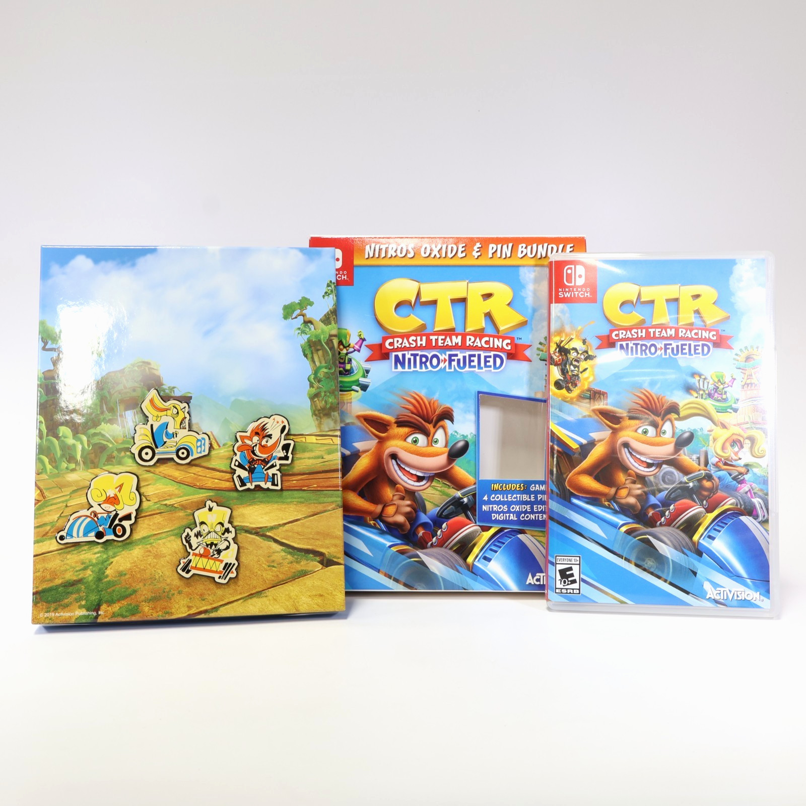 Crash Team Racing: Nitro Fueled Nitros Oxide & Pin set (Switch) NO GAME