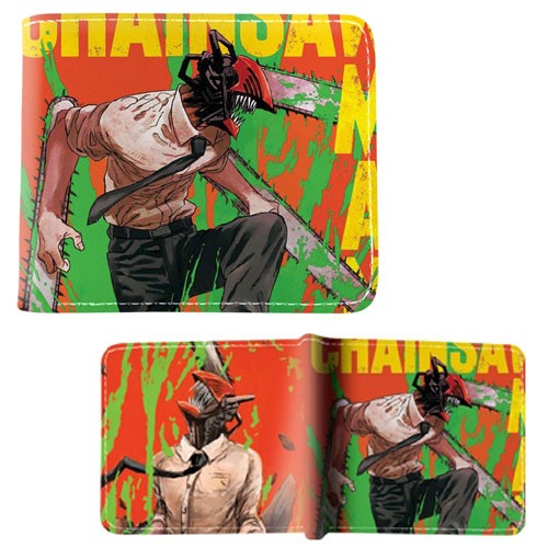 Chainsaw Man Bi-Fold Wallet – CHAINSAW MAN #1 COVER New (Anime 4×5″ Billfold)