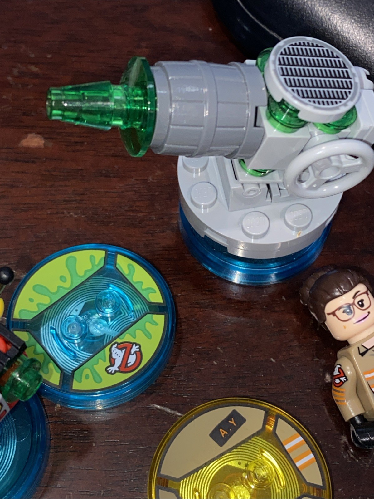LEGO Dimensions Peter Venkman Abby Yates Ghostbusters 71228 Slimer Tag Lot Ecto1