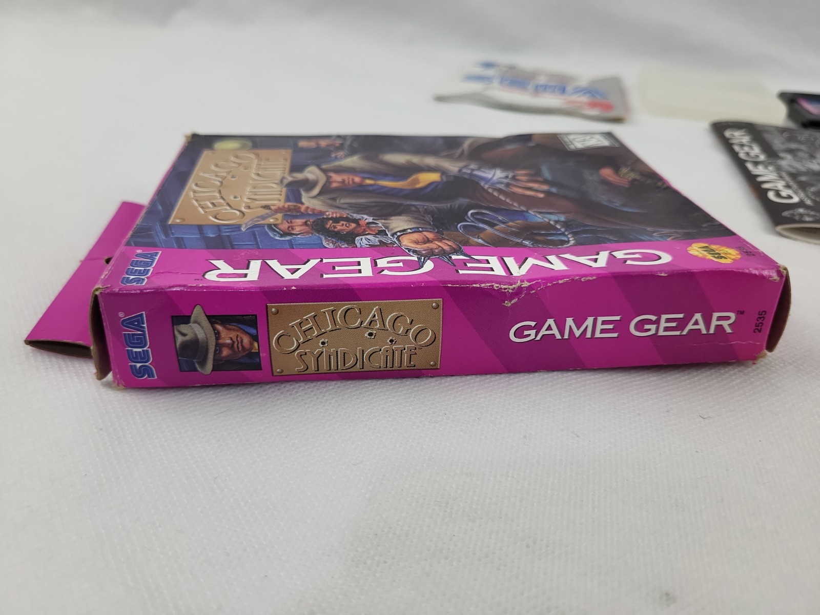 Chicago Syndicate Sega Game Gear 100% CIB W/ Manual & Inserts Read Description