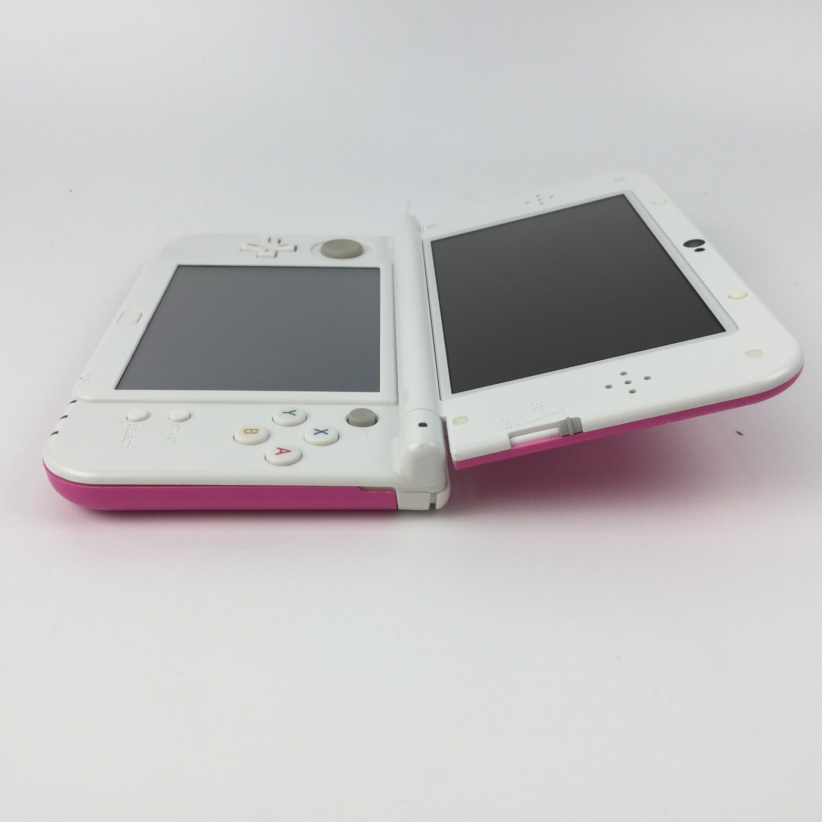【Very Good】Nintendo New 3DS LL Pink x White Console ONLY Japanese Edition #dj06