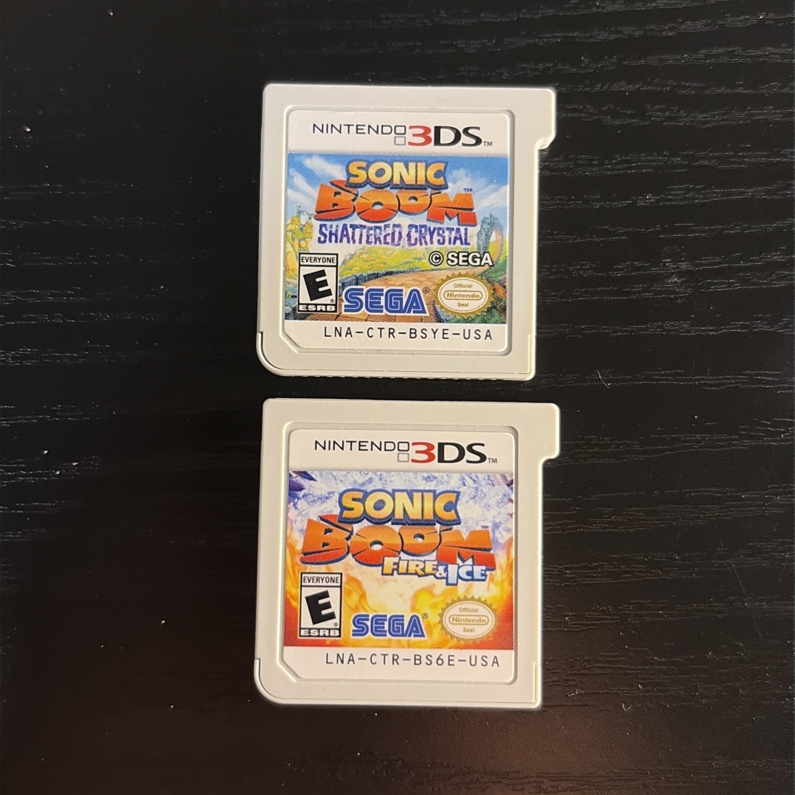 Sonic Boom: Shattered Crystal + Fire Ice Bundle Nintendo 3DS – Lot Tested Cases