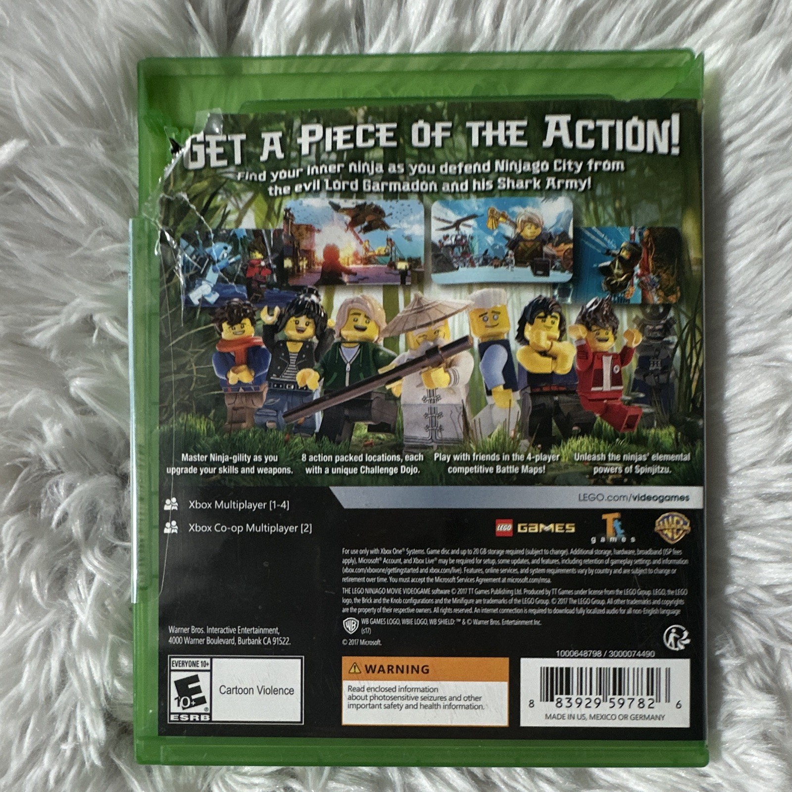 LEGO Ninjago: The LEGO Ninjago Movie Videogame Xbox One 2017 E10+ NTSC
